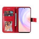 For Honor 50 SE / Huawei nova 9 SE 7-petal Flowers Embossed Flip Leather Phone Case(Red)