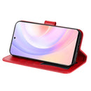 For Honor 50 SE / Huawei nova 9 SE 7-petal Flowers Embossed Flip Leather Phone Case(Red)