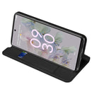 For Google Pixel 6A DUX DUCIS Skin Pro Series Horizontal Flip Leather Phone Case(Black)