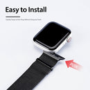 DUX DUCIS Milanese Watch Band For Apple Watch Series 8&7 45mm / SE 2&6&SE&5&4 44mm / 3&2&1 42mm(Black)