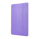 For Huawei MatePad Pro 10.8 inch Silk Texture Horizontal Flip Leather Case with Three-folding Holder(Dark Purple)