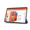 For Huawei MatePad Pro 10.8 inch Silk Texture Horizontal Flip Leather Case with Three-folding Holder(Dark Purple)