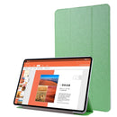 For Huawei MatePad Pro 10.8 inch Silk Texture Horizontal Flip Leather Case with Three-folding Holder(Green)