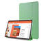 For Huawei MatePad Pro 10.8 inch Silk Texture Horizontal Flip Leather Case with Three-folding Holder(Green)