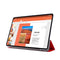 For Huawei MatePad Pro 10.8 inch Silk Texture Horizontal Flip Leather Case with Three-folding Holder(Red)