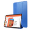 For Huawei MatePad Pro 10.8 inch Silk Texture Horizontal Flip Leather Case with Three-folding Holder(Dark Blue)