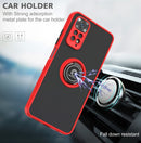 For Xiaomi Redmi Note 11 Global Q Shadow 1 Series TPU + PC Phone Case with Ring Holder(Black+Red)