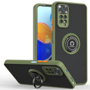 For Xiaomi Redmi Note 11 Global Q Shadow 1 Series TPU + PC Phone Case with Ring Holder(Green)
