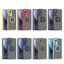 For Xiaomi 12 / 12X Q Shadow 1 Series TPU + PC Phone Case with Ring Holder(Red)