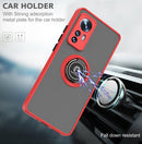 For Xiaomi 12 / 12X Q Shadow 1 Series TPU + PC Phone Case with Ring Holder(Dark Green)