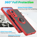 For Xiaomi 12 / 12X Q Shadow 1 Series TPU + PC Phone Case with Ring Holder(Green)