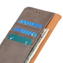 For Sony Xperia 10 IV KHAZNEH Cowhide Texture Horizontal Flip Leather Phone Case(Khaki)