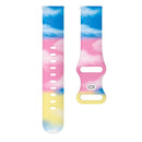 For Samsung Galaxy Watch Active Printing Butterfly Buckle Silicone Watch Band(Spring)
