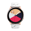 For Samsung Galaxy Watch Active Printing Butterfly Buckle Silicone Watch Band(Mable)