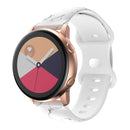 For Samsung Galaxy Watch Active Printing Butterfly Buckle Silicone Watch Band(Mable)