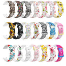 For Samsung Galaxy Watch Active Printing Butterfly Buckle Silicone Watch Band(Houndstooth)