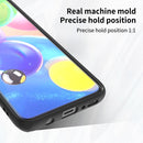 For Samsung Galaxy A70 / A70s Q Shadow I Ring Kickstand PC and TPU Hybrid Phone Case(Royal Blue)