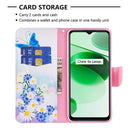 For OPPO Realme C35 Colored Drawing Pattern Leather Phone Case(Butterfly Love)