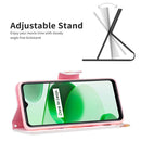For OPPO Realme C35 Colored Drawing Pattern Leather Phone Case(Butterflies)