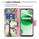 For OPPO Realme C35 Colored Drawing Pattern Leather Phone Case(Tree Life)