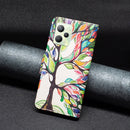 For OPPO Realme C35 Colored Drawing Pattern Leather Phone Case(Tree Life)