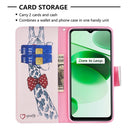 For OPPO Realme C35 Colored Drawing Pattern Leather Phone Case(Deer)