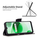 For OPPO Realme C35 Colored Drawing Pattern Leather Phone Case(Smirk)