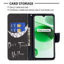 For OPPO Realme C35 Colored Drawing Pattern Leather Phone Case(Smirk)