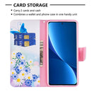 For Xiaomi 12 Pro Colored Drawing Pattern Leather Phone Case(Butterfly Love)