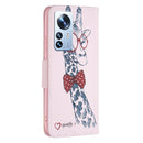 For Xiaomi 12 Pro Colored Drawing Pattern Leather Phone Case(Deer)
