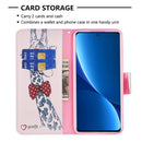 For Xiaomi 12 Pro Colored Drawing Pattern Leather Phone Case(Deer)