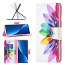 For Xiaomi 12 Pro Colored Drawing Pattern Leather Phone Case(Sun Flower)