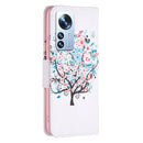 For Xiaomi 12 Pro Colored Drawing Pattern Leather Phone Case(Tree)