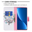 For Xiaomi 12 Pro Colored Drawing Pattern Leather Phone Case(Tree)