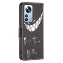 For Xiaomi 12 Pro Colored Drawing Pattern Leather Phone Case(Smirk)