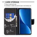 For Xiaomi 12 Pro Colored Drawing Pattern Leather Phone Case(Smirk)