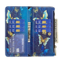For Xiaomi 12 Pro Colored Drawing Pattern Zipper Leather Phone Case(Gold Butterfly)