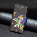 For Xiaomi 12 Pro Colored Drawing Pattern Zipper Leather Phone Case(Big Butterfly)