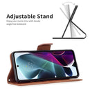 For Motorola Moto G200 5G / Edge S30 5G Lambskin Texture Pure Color Leather Phone Case(Brown)