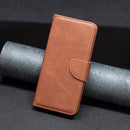 For Motorola Moto G200 5G / Edge S30 5G Lambskin Texture Pure Color Leather Phone Case(Brown)