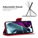 For Motorola Moto G200 5G / Edge S30 5G Lambskin Texture Pure Color Leather Phone Case(Red)