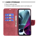 For Motorola Moto G200 5G / Edge S30 5G Lambskin Texture Pure Color Leather Phone Case(Red)