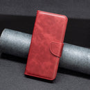 For Motorola Moto G200 5G / Edge S30 5G Lambskin Texture Pure Color Leather Phone Case(Red)