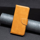 For Motorola Moto G200 5G / Edge S30 5G Lambskin Texture Pure Color Leather Phone Case(Yellow)