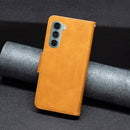 For Motorola Moto G200 5G / Edge S30 5G Lambskin Texture Pure Color Leather Phone Case(Yellow)