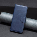For Motorola Moto G200 5G / Edge S30 5G Lambskin Texture Pure Color Leather Phone Case(Blue)