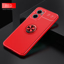 For Huawei nova 9 SE Metal Ring Holder TPU Phone Case(Red)