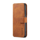 For Samsung Galaxy A13 4G DG.MING Retro Oil Edge Flip Leather Phone Case(Brown)