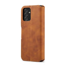 For Samsung Galaxy A13 4G DG.MING Retro Oil Edge Flip Leather Phone Case(Brown)