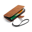 For Samsung Galaxy A13 4G DG.MING Retro Oil Edge Flip Leather Phone Case(Brown)